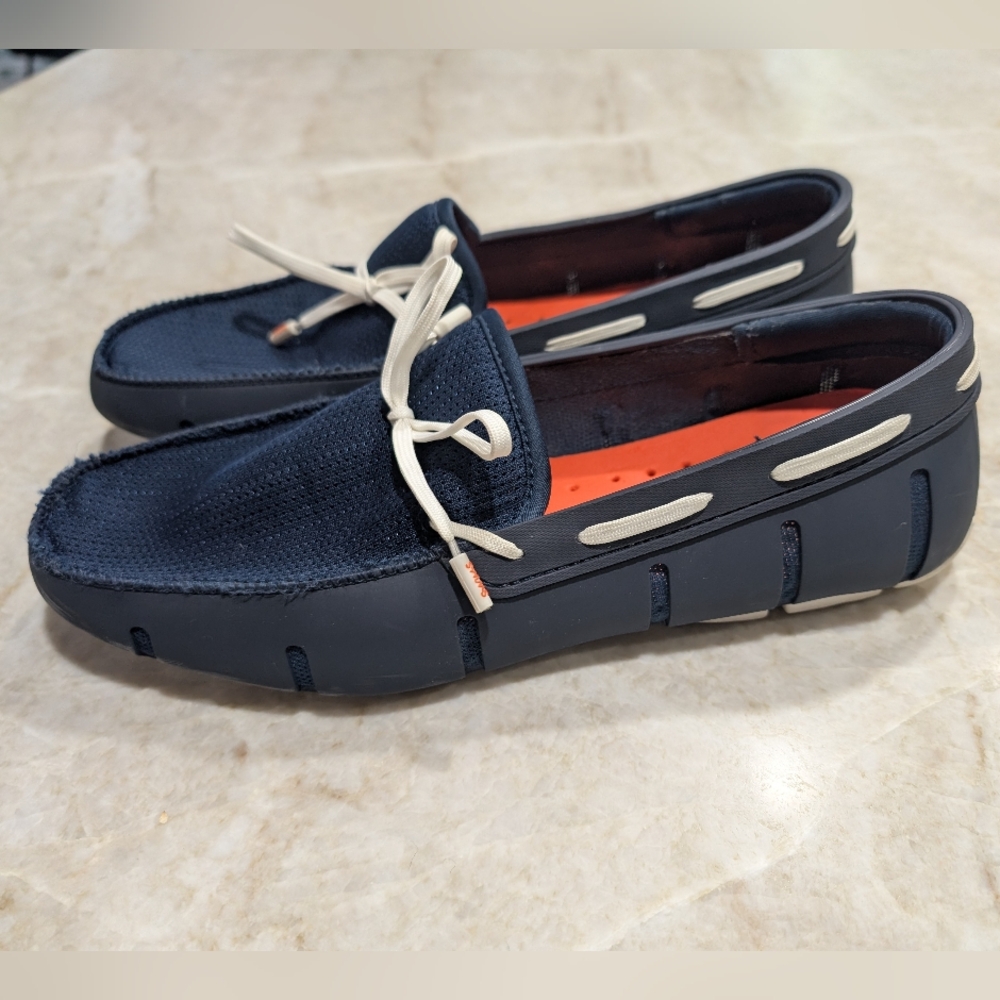 Swims Navy Blue Men's Loafers - Picture 2 of 5
